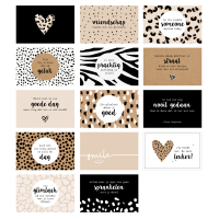 doosje met een glimlach, dierenprint